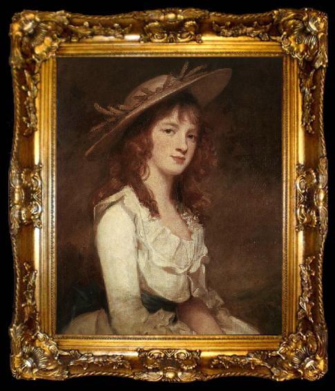 framed  ROMNEY, George Miss Constable, ta009-2